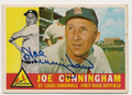 Autographed JOE CUNNINGHAM 1960 Topps Card