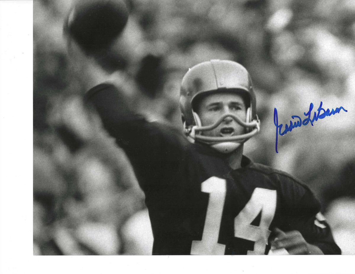 Autographed Eddie LeBaron 8X10 Washington Redskins photo