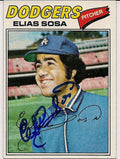 Autographed ELIAS SOSA 1977 Topps Card