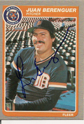 Autographed JUAN BERENGUER 1985 Fleer Card