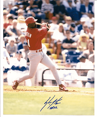 AUTOGRAPHED SHAWON DUNSTON 8x10 St. Louis Cardinals Photo