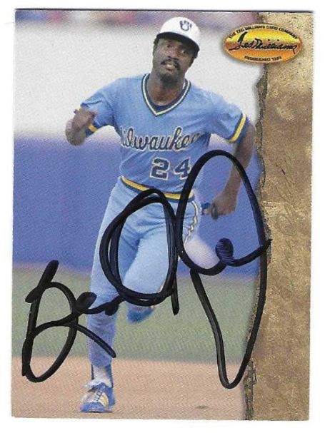 Autographed BEN OGLIVIE Milwaukee Brewers 1994 Ted Williams Card Company Card