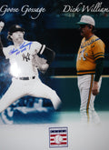 AUTOGRAPHED 16 x 20 DICK WILLIAMS & GOOSE GOSSAGE Photo