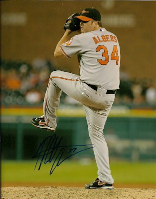 AUTOGRAPHED  photo MATT ALBERS Baltimore Orioles