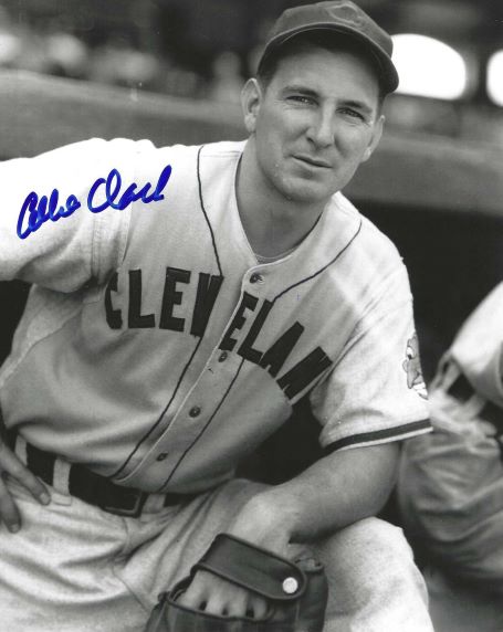 AUTOGRAPHED ALLIE CLARK 8X10 Cleveland Indians Photo