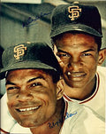 AUTOGRAPHED  Matty Alou and Felipe Alou  San Francisco Giants Photo