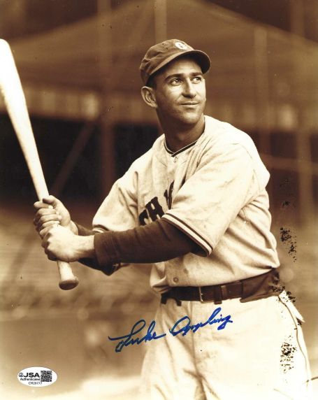 Autographed LUKE APPLING 8X10 Chicago Whit Sox photo JSA