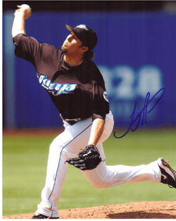 SIGNED photo JEREMY ACCARDO #3  Toronto Blue Jays