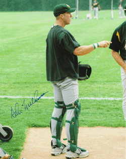 AUTOGRAPHED SIGNED photo ADAM MELHUSE #1 Oakland A's