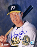 AUTOGRAPHED SIGNED photo ADAM PIATT Oakland A's