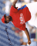 AUTOGRAPHED ALFONSECA 8x10 Philadelphia Phillies Photo