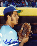AUTOGRAPHED AMOS OTIS 8x10 Kansas City Royals Photo