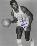 AUTOGRAPHED AL ATTLES 8X10 San Francisco Warriors photo