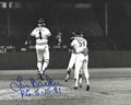 AUTOGRAPHED LEN BARKER 8X10 Cleveland Indians Photo