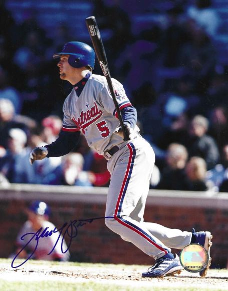AUTOGRAPHED MICHAEL BARRETT 8x10 Montreal Expos Photo