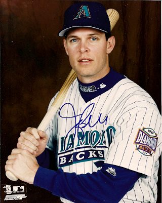 Autographed JAY BELL 8X10 Arizona Diamondbacks Photo