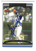 Autographed BUDDY BELL Kansas City Royals 2006 Topps Card