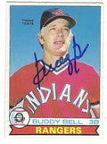 Autographed BUDDY BELL Texas Rangers 1979 OPC Card