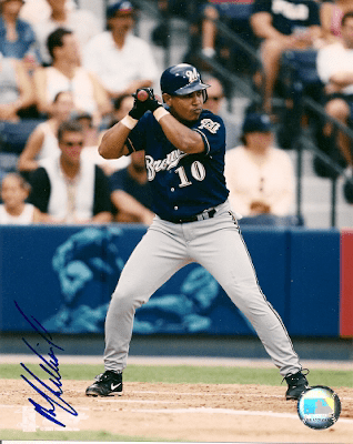 AUTOGRAPHED  photo RONNIE BELLIARD Milwaukee Brewers