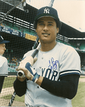 AUTOGRAPHED  photo JUAN BENIQUEZ New York Yankees