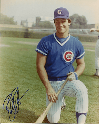 AUTOGRAPHED AL BENTON Chicago Cubs photo