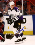 Autographed AKI BERG 8X10 Los Angeles Kings Photo