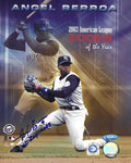 AUTOGRAPHED ANGEL BERROA "ROY 2003" 8x10 Kansas City Royals Photo