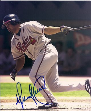 AUTOGRAPHED HENRY BLANCO 8x10 Atlanta  Braves Photo