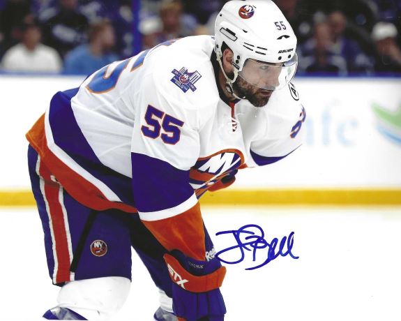 Autographed JOHNNY BOYCHUK 8X10 New York Islanders Photo