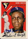 Autographed BOB BOYD 1954 Topps Archive card