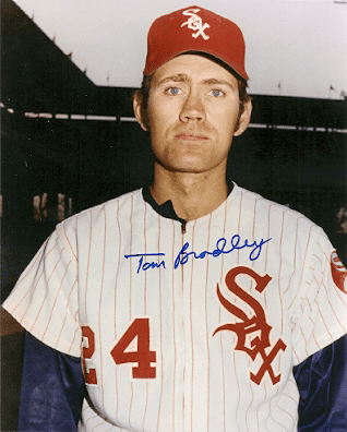 AUTOGRAPHED  photo TOM BRADLEY Chicago White Sox