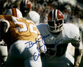 Autographed GREG BREZINA Atlanta Falcons photo