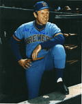 AUTOGRAPHED DAVE BRISTOL 8x10 Milwaukee Brewers Photo