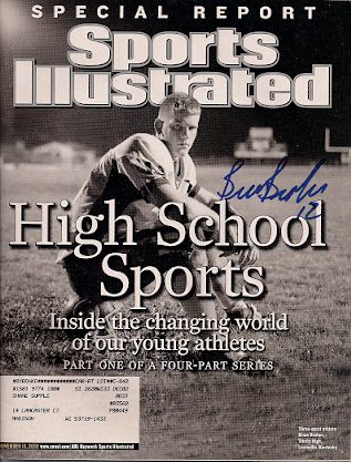 Autographed BRIAN BROHM Sports Illustrated Magazine