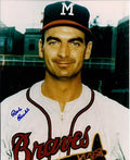 AUTOGRAPHED BOB BUHL 8X10 Milwaukee Braves Photo