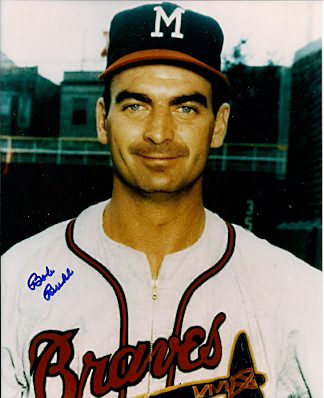 AUTOGRAPHED BOB BUHL 8X10 Milwaukee Braves Photo