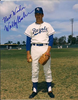 AUTOGRAPHED  photo WALLY BUNKER  KC Royals