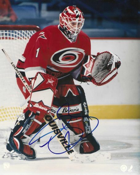 Autographed SEAN BURKE 8x10 Carolina Hurricanes Photo