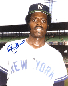 AUTOGRAPHED  photo RAY BURRIS  New York Yankees