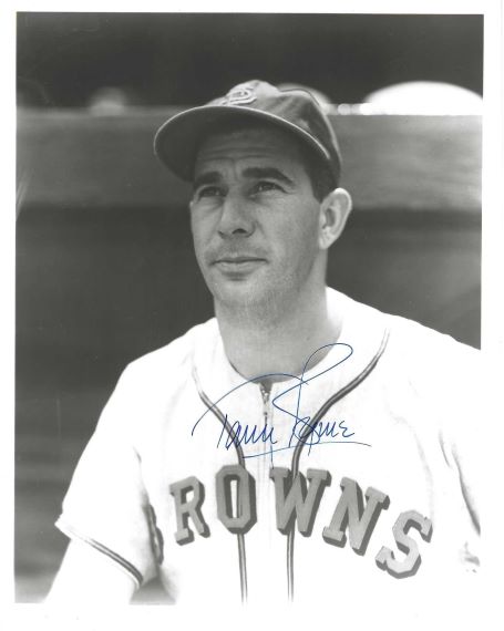 AUTOGRAPHED TOMMY BYRNE 8X10 St. Louis Browns Photo