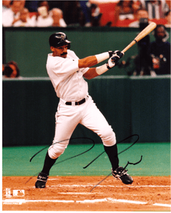 AUTOGRAPHED DEREK BELL 8x10 Houston Astros Photo