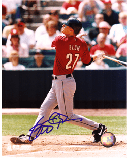 AUTOGRAPHED SIGNED photo GEOFF BLUM #1 Houston Astros