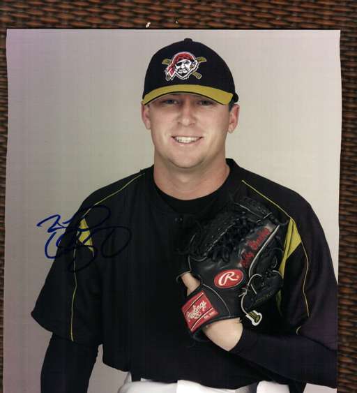 AUTOGRAPHED  photo BOBBY BRADLEY - Pittsburgh Pirates