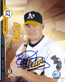 AUTOGRAPHED SIGNED photo BOBBY KIELTY #3 Oakland A's