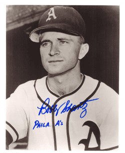 AUTOGRAPHED SIGNED photo BOBBY SHANTZ #2 Philadelphia A's