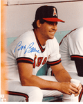 AUTOGRAPHED SIGNED photo BOB BOONE #2 Angels