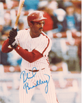 AUTOGRAPHED PHIL BRADLEY 8x10 Philadelphia Phillies Photo