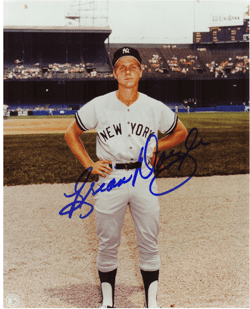 AUTOGRAPHED BRIAN DOYLE 8x10 New York Yankees Photo