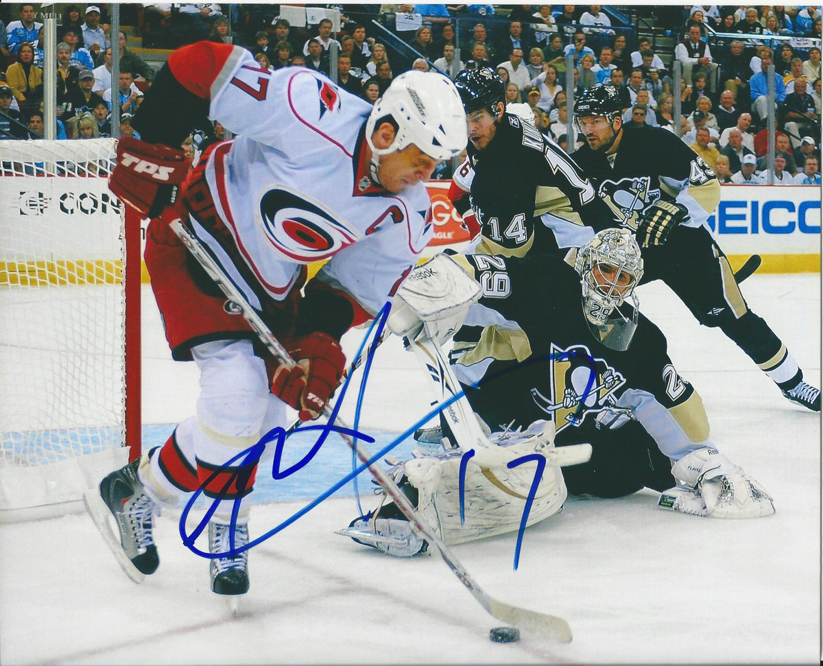 Autographed Rod Brind'Amour Carolina Huricanes 8x10 photo
