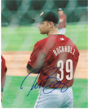 AUTOGRAPHED SIGNED photo TAYLOR BUCHHOLZ Houston Astros